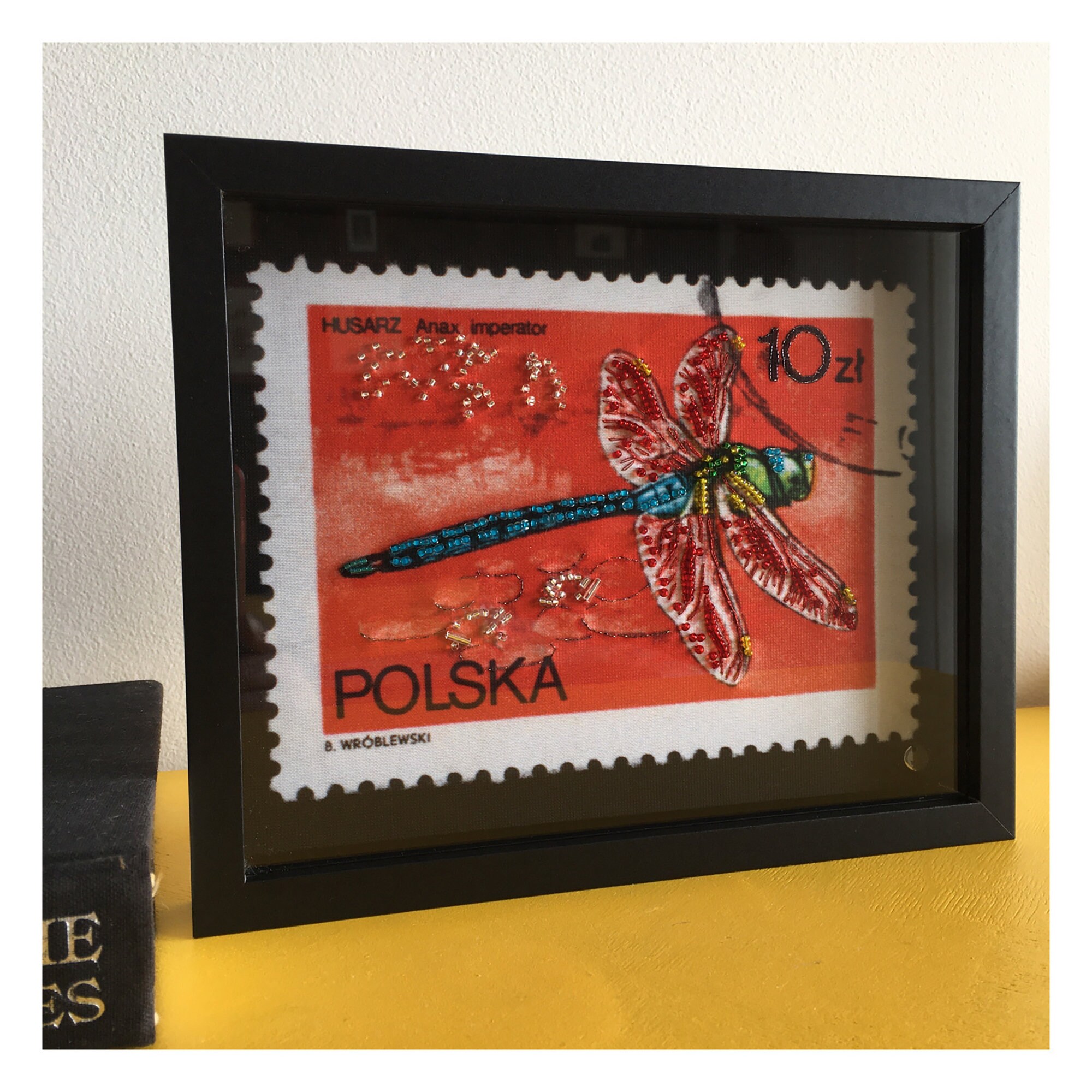 Cadre Timbre Anax Imperator - Les Bestioles d'agathe