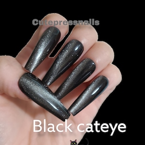 Black Cat Eye~Press On Nails