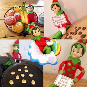 The Complete Christmas Elf Survival Mischeif Prop Kit Pack - Volledig pakket voor 24 dagen - Elf Advent - Volledige set-ups, rekwisieten en instructies