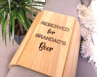 Personalised Fold Up Sofa Arm Chair Arm Rest Tray | Sofa Tray