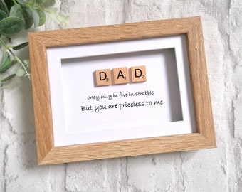 Dad, Daddy, Father You Are Priceless To Me Gift Frame | Father's Day | Birthday Gift