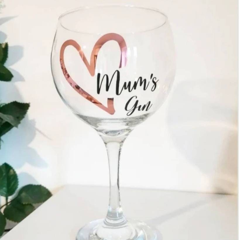 Engraved/Personalised Pint MUM'S GIN GLASS Gift For Christmas/Nan by jevge 7 