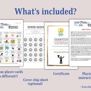 Eurovision 2026 Bingo Game: Watch Party, 30 Unique Cards (Digital Download) image 2