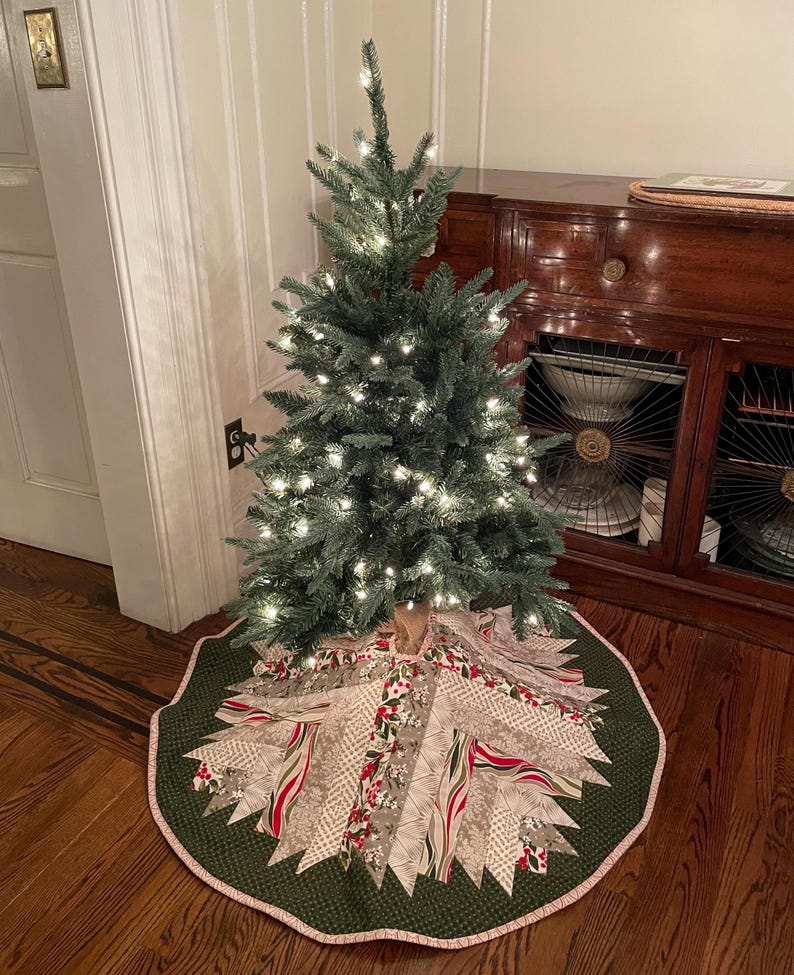Fabric Brown Tree Skirt