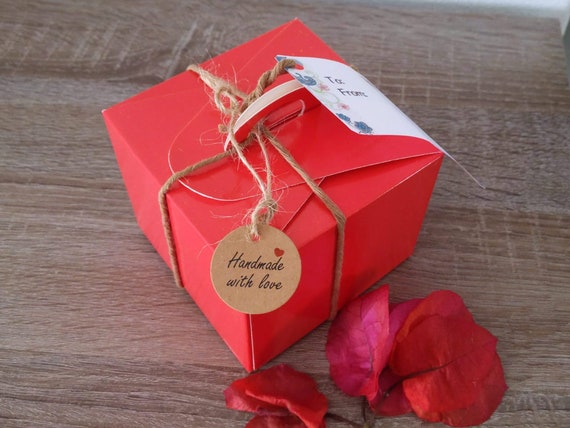 Handmade With Love Tags With Jute Rope / Gift Tags / Price Tags/ Handmade  With Love Labels 