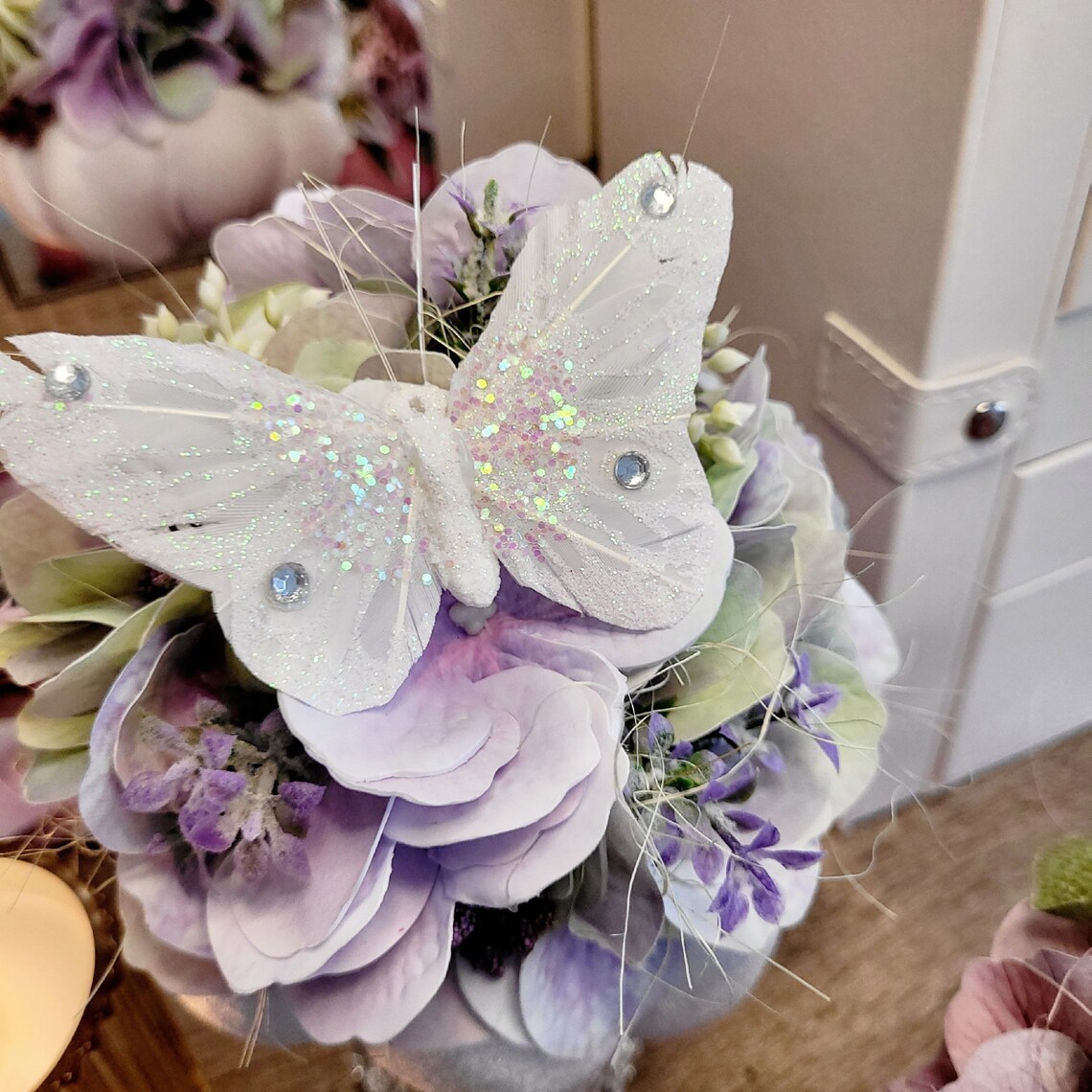 Elegant White Velvet Spring Pumpkin Festive Holiday Decor White Pumpkin ...