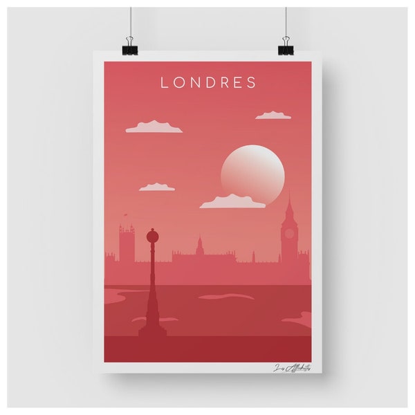 Affiche de Londres (Angleterre)