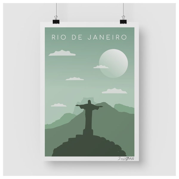 Affiche de Rio de Janeiro (Brésil)