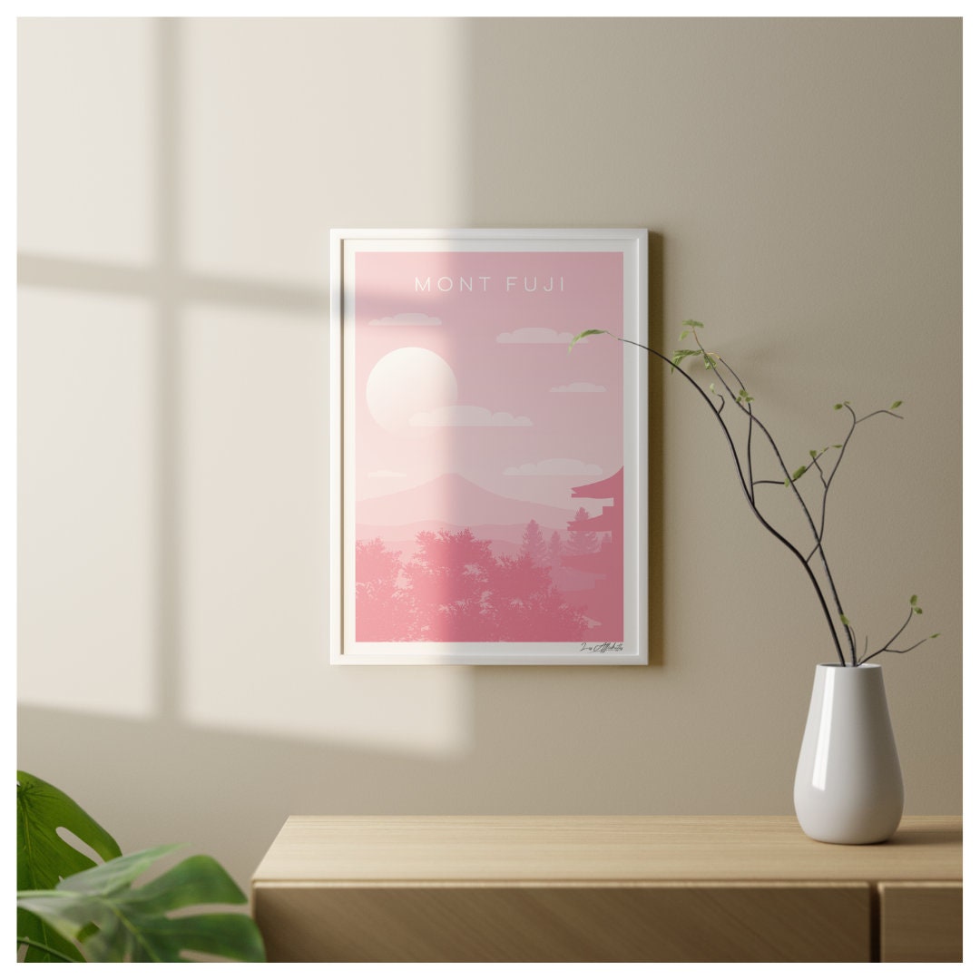 Affiche Du Mont Fuji | Japon