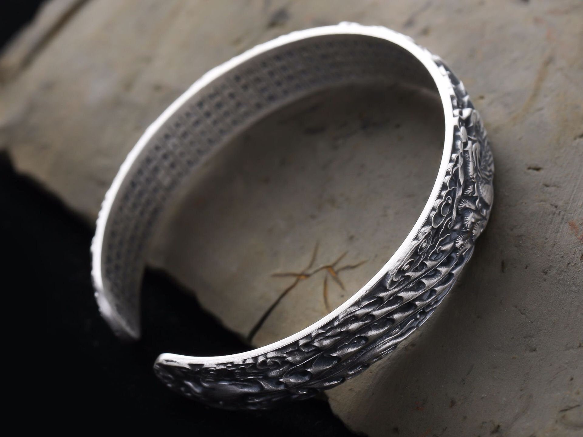 Elegant Phoenix 999 Stamp Silver Cuff Sterling Silver Bangle Bracelets For  Women Fashionable Party And Holiday Gift Inte22 From Interpretery, $11.25