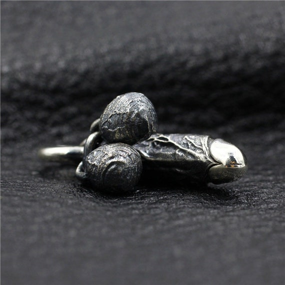 Skulls & Love Original Small Male Genital Pendant Necklace Retro