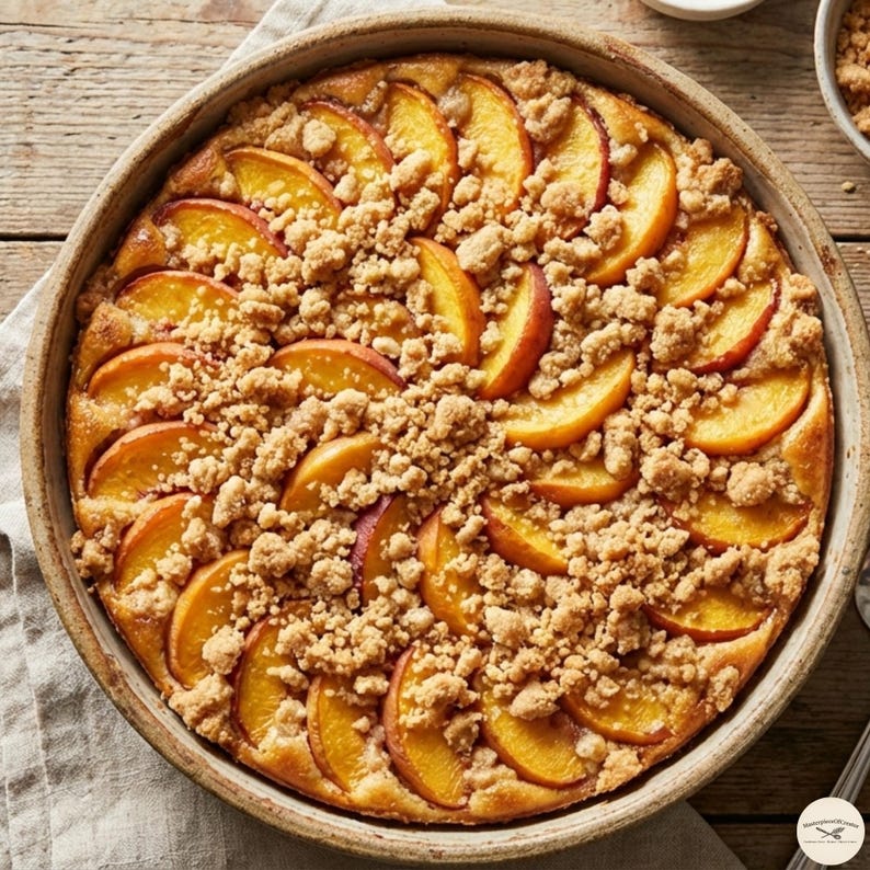 Peach Cobbler Cheesecake Recipe PDF – Easy Homemade Southern Dessert Digital Download image 3