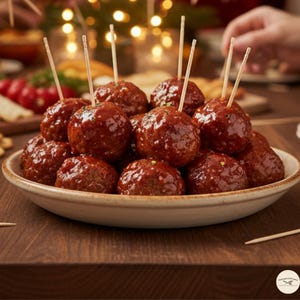 Recept voor voorgerecht gehaktbal (digitale download) Eenvoudig eten voor een etentje