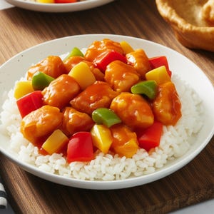 Receita de Frango Agridoce | Jantar para Viagem | PDF Fácil para Imprimir | Download Digital Instantâneo | Favorito para a Noite da Semana
