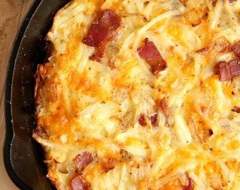 Bacon Egg and Hash Brown Casserole for a Lazy Weekend Breakfast, Recipe Download