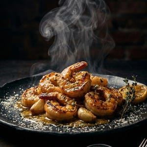 Garlic Parmesan Shrimp | Easy Dinner Recipe PDF  | Recipe Download