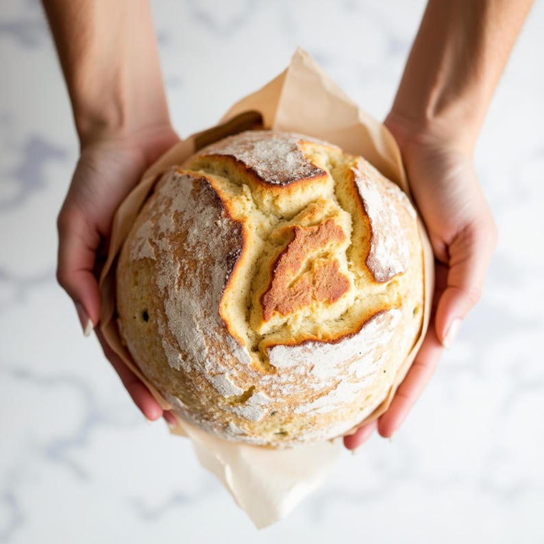 No-knead Artisan Bread Recipe: Easy Homemade Crusty Bread (digital ...