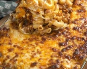 Cheesy Hamburger CASSEROLE , Recipe Download Pdf