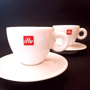 4 types de tasses de bar Illy à collectionner, tasses à café