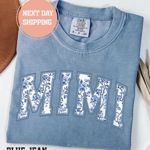 Comfort Colors® Mimi Shirt, Toile Floral Mimi Shirt, Mimi Tee, Cute Mimi Shirt, Gift for Mimi, Grandma Gift, Grandma Mimi, Grandmother Shirt