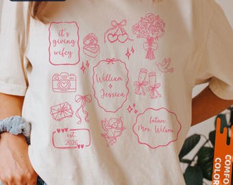 Future Mrs Shirt, Custom Engagement Shirt, Personalized Bride Shirt, Engagement Gift For Anniversary, Wifey Shirt Newly, Engaged Shirt