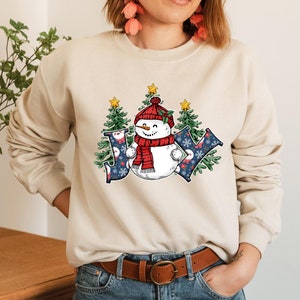 Christmas Snowman Sweatshirt, Funny Snowman Shirt, Merry Christmas shirt, Cute Winter T-Shirt, Xmas Shirt for Women, Santa Shirt, Funny Xmas