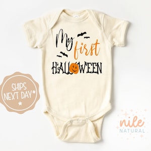 My First Halloween Onesie®, Halloween Baby Onesie®, 1st Halloween Outfit, Halloween Announcement, Newborn Halloween Onesie®