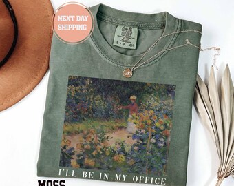Plants Shirt, 100% Cotton Comfort Colors® Plant Lover T-Shirt, Cottagecore Gardener Shirt, Plant Lover Gift Shirt, Shirts For Gardening Moms