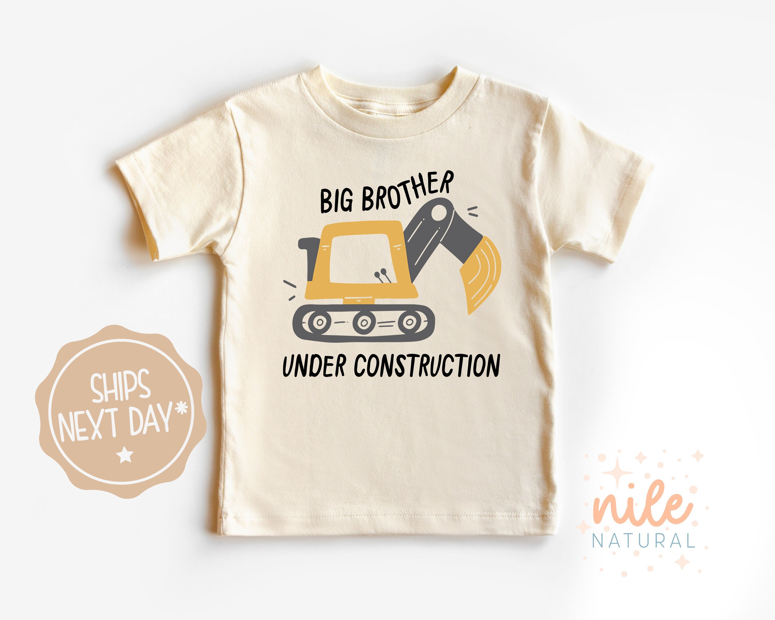 Big Brother T Shirt Big Brother Announcement Shirt Big Brother Digger Bodysuit Big Brother Under Construction Pregnancy Announcement Etsy