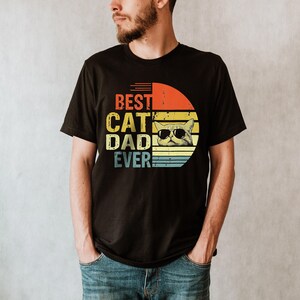 Cat Dad Shirt, Best Cat Dad Ever Shirt, Dad&#39;s Favorite Shirt, Funny Dad Shirt, Fathers Day Gift, Dad Shirt, Cat Father Shirt, Best Dad Shirt