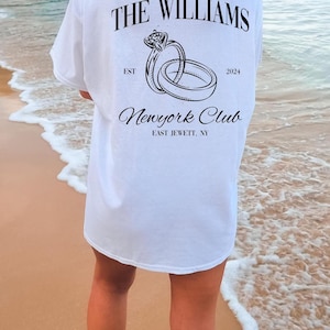 Newlyweds Shirts, Just Married Comfort Colors® Shirts, Custom Name Honeymoon Tshirt, Mr and Mrs Tees, Honeymoon Club Shirts, Couple Shirt