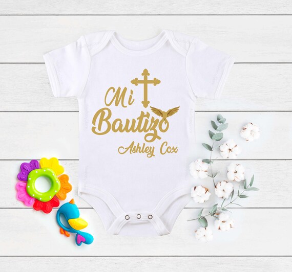 Mi Bautizo God Bless Baby Christening in Spanish Baptism Etsy