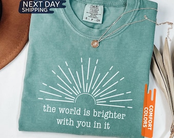 Comfort Colors® Mental Health Shirt, Positive Affirmations, School Counselor Shirt, Emotional Support Shirt, Psychology Matters Shirt