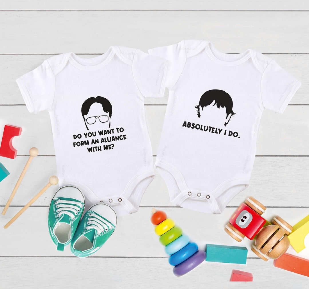 Funny Twin Onesies® TV Show Fan Twin Onesies® Twins Baby Etsy