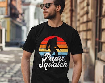 Sasquatch Papa Big Foot Shirt, Bigfoot Dad Shirt, Sasquatch Sweatshirt, Funny Bigfoot Shirt, Yeti Shirt, Fathers Day Shirt, Hiking Shirt