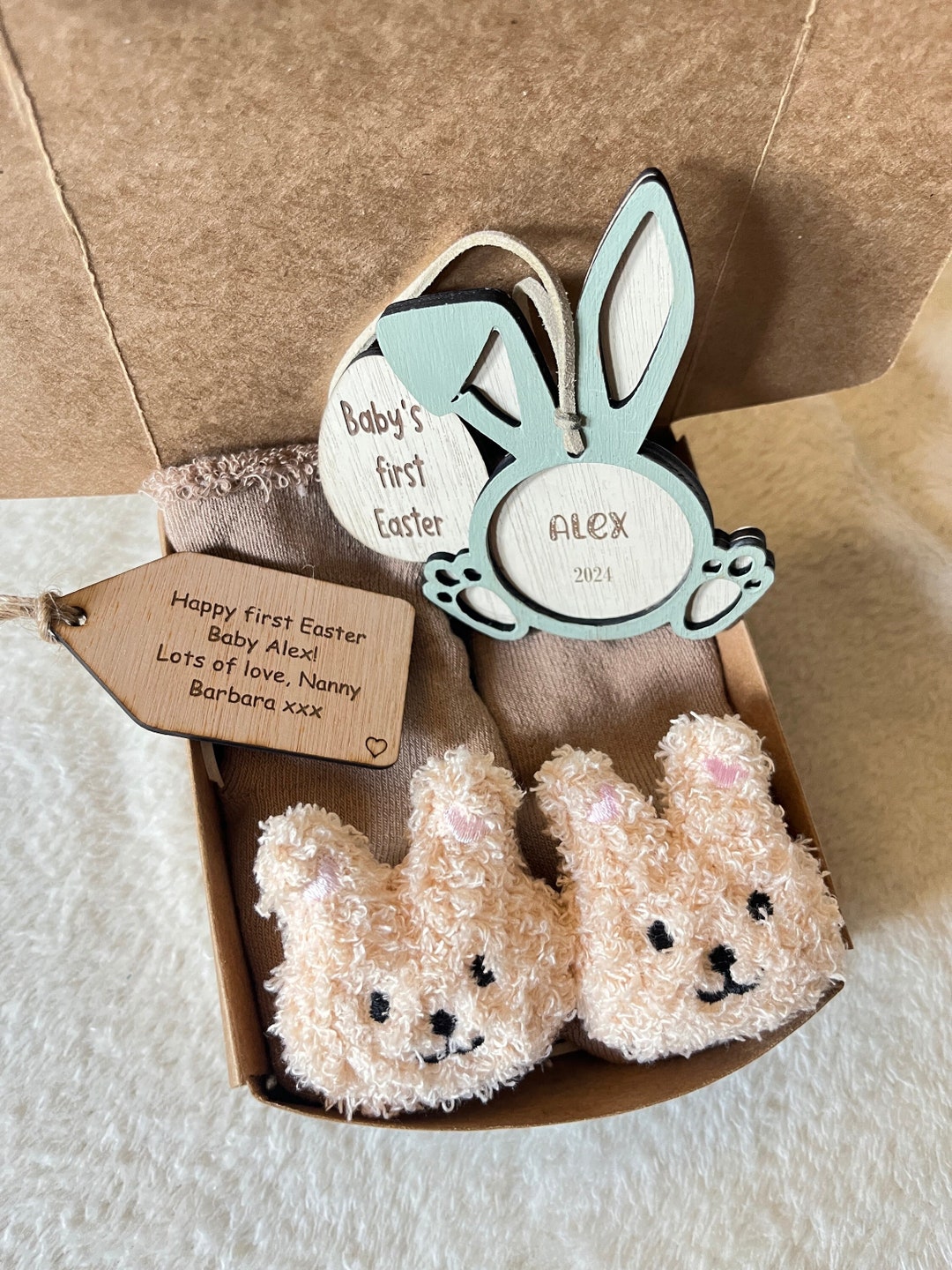 Baby's First Easter Gift Box for Newborn Easter Keepsake for New Baby