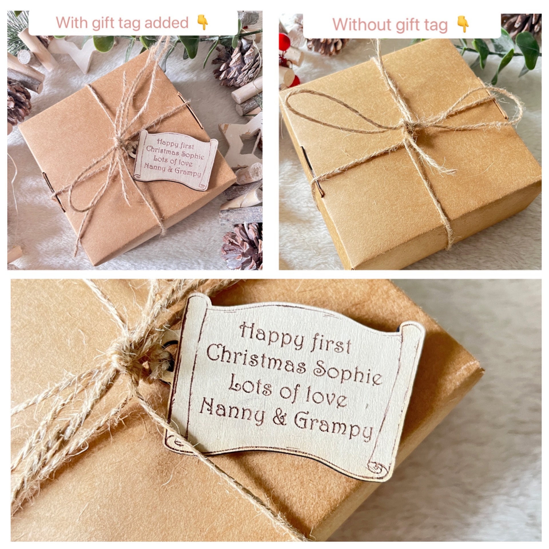 Baby&#39;s first Christmas gift box for baby Christmas gift for baby Christmas bauble Christmas tree bauble gift for new mum and dad baby gift