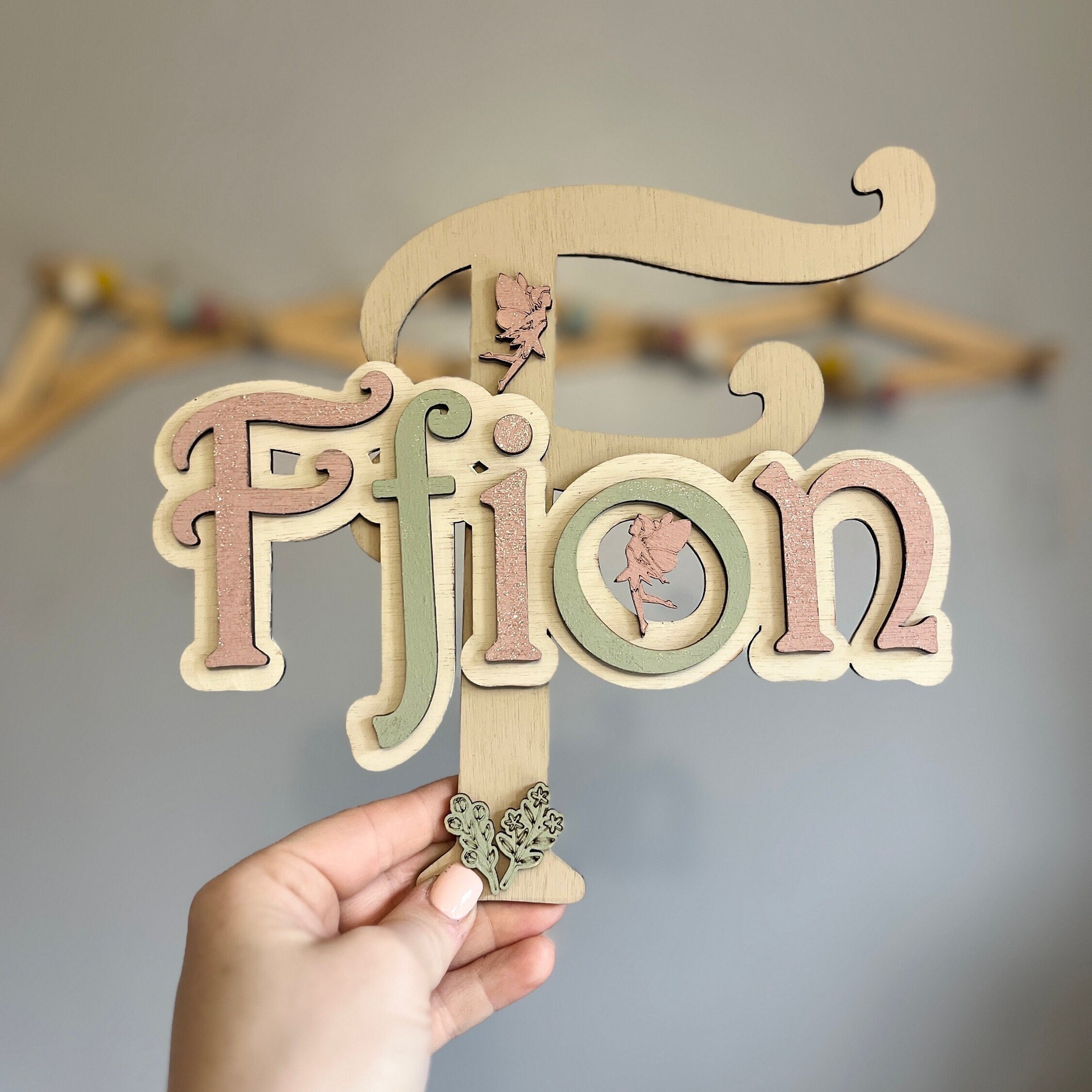 Plaque De Porte Lapin Personnalisée. Plaque Chambre Enfant. Plaque Bois Personnalisable Avec Prénom. Décoration Chambre Forêt Enfant Fille Originale