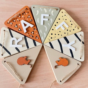 Safari bunting Nursery bunting Jungle garland baby