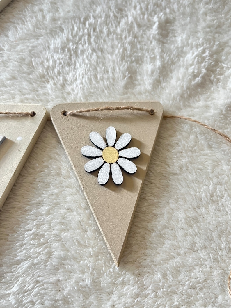 Garland Baby Pink floral decor Flower bunting
