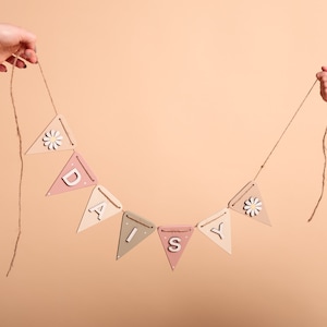 bedroom decor Pastel Nursery Daisy Garland