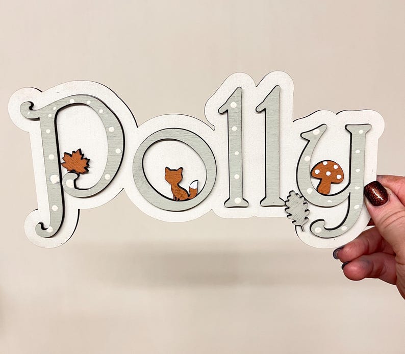 Personalisierte Spielzeugkiste Zeichen Holzbuchstaben Safari Spielzeugkiste Schild Kinder Namen Schild Safari Kinderzimmer Dekor Kinder Türschild Spielzeugkiste Dekoration Name Woodland