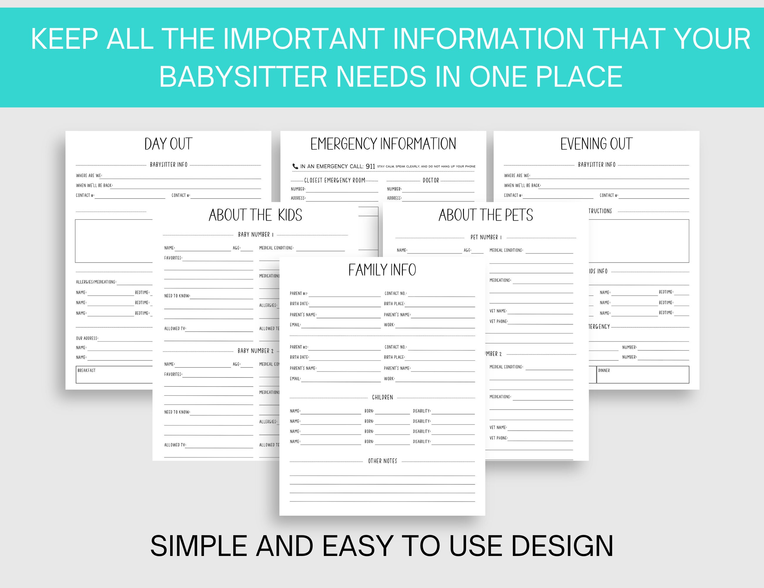 babysitter-planner-printable-instant-download-pdf-nanny-babysitter