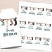 Printable Holiday Gift Tags, Instant Digital Download PDF, Happy ...