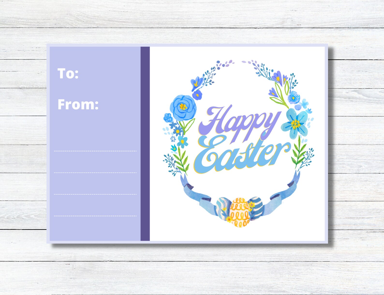 Printable Easter Cards Instant Download PDF Cute Easter | Etsy