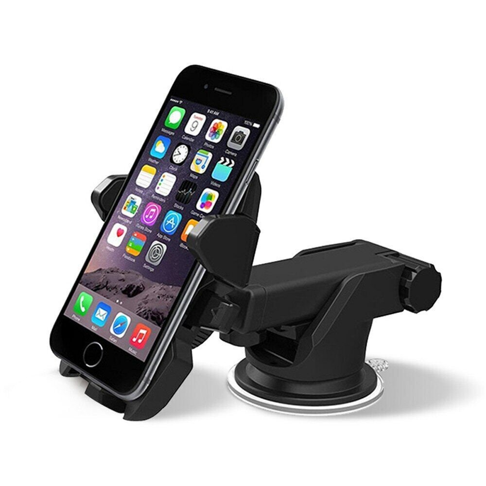  Miracase Phone Holders for Your Car with Newest Metal Hook  Clip, Air Vent Cell Phone Car Mount, Hands Free Universal Automobile Cradle  Fit for iPhone Android and All Smartphones, Dark Black 