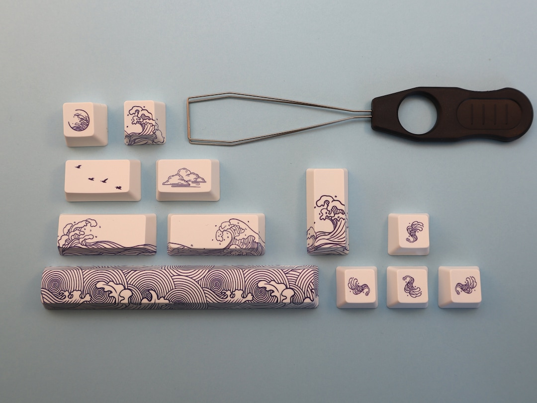 E Ink Key Cap Ocean Ink Keycap Set: PBT Keycaps for Cherry MX Keyboards - Etsy