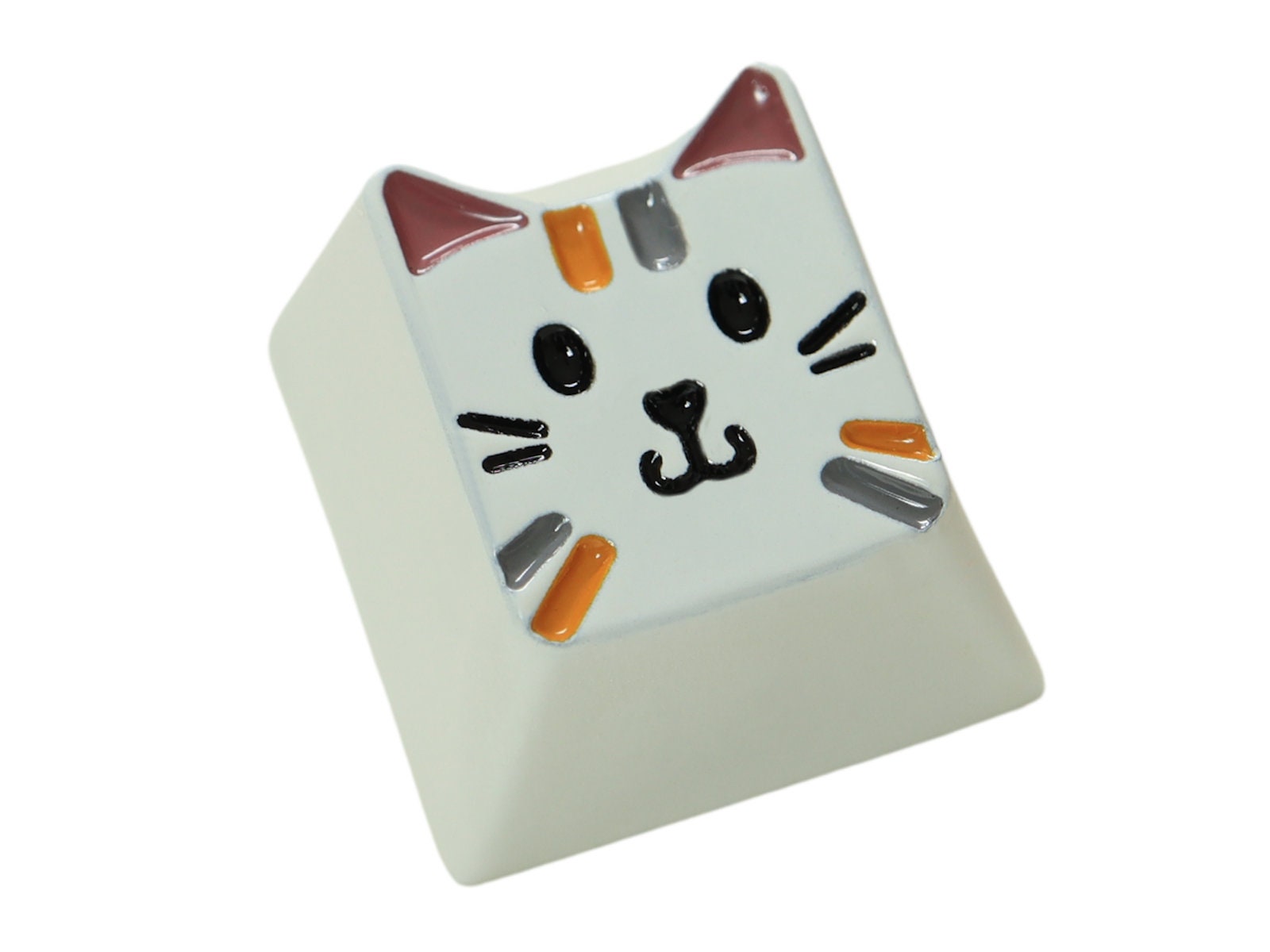 Cute Cat Artisan Keycap – Enamel Coated Metal Keyboard Key - Etsy