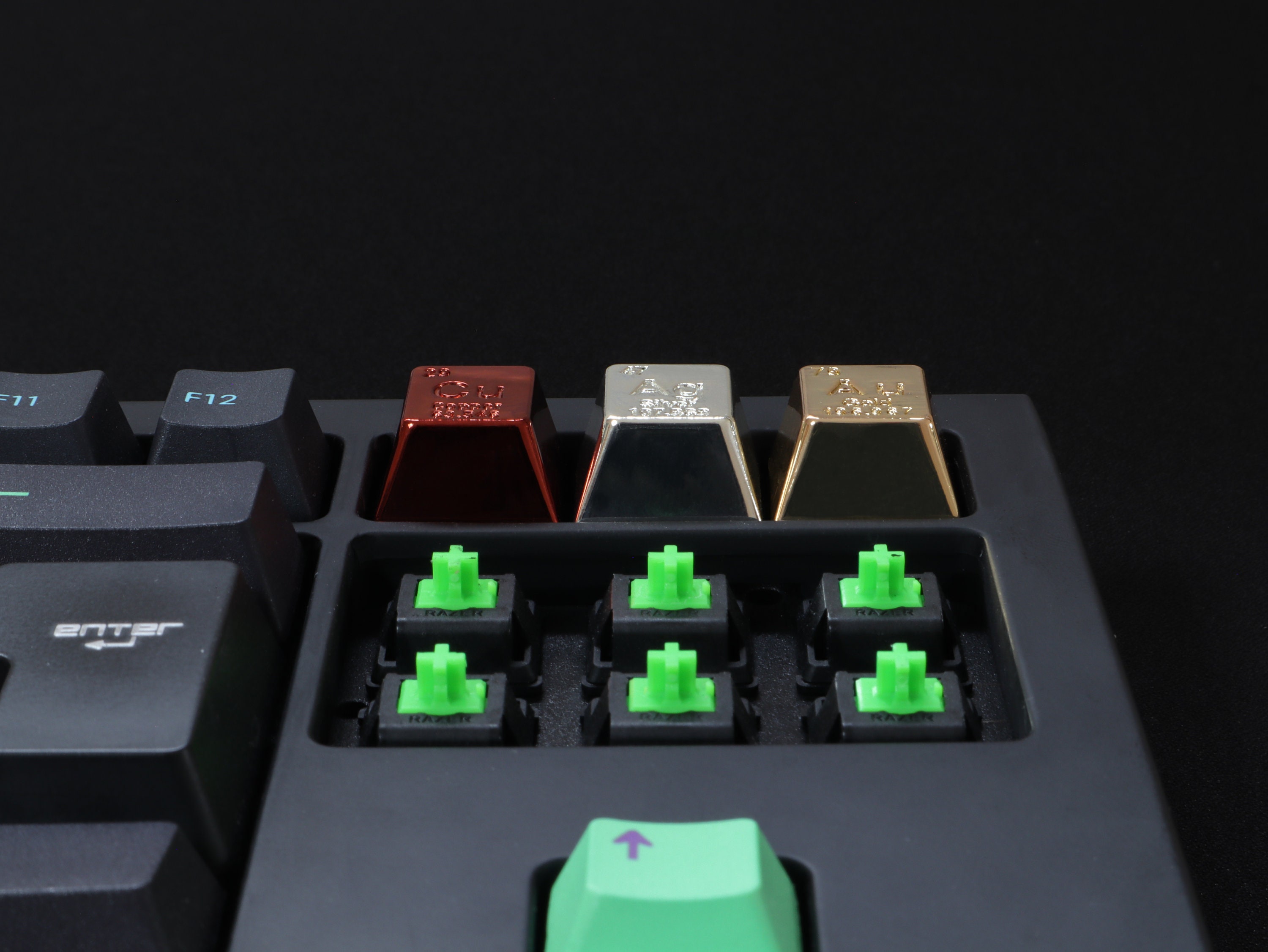 Periodic Table Element Keycap: Gold, Silver, Copper Artisan Key Cap - Etsy