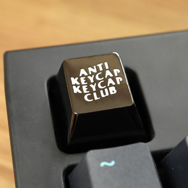ANTI KEYCAP CLUB Metal Artisan Keycap - Iconic Keycap  - Esc Key Mechanical Keyboard Key Cap - Cool Keycap - Luxury Keycap akkc